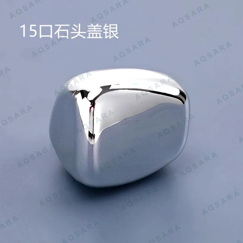 411 stone cap - silver