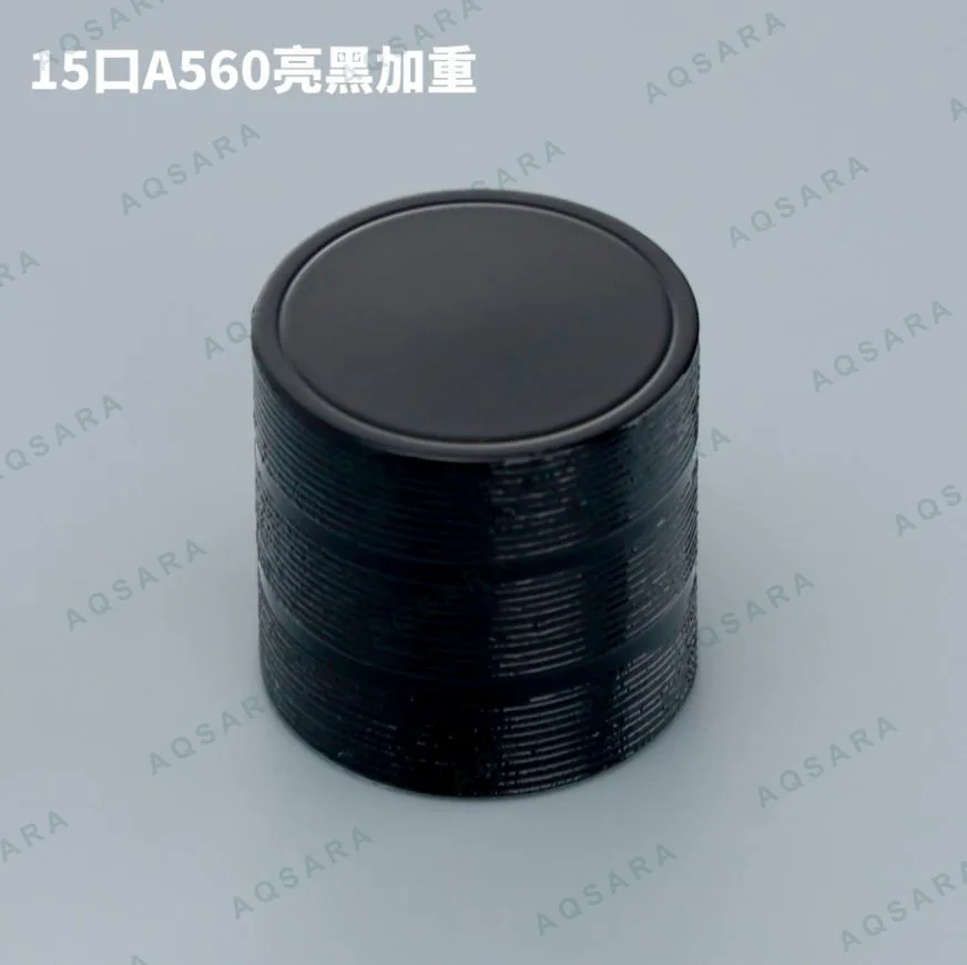 A560 glossy black weighted