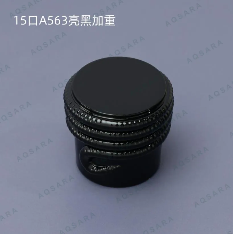 A563 glossy black weighted