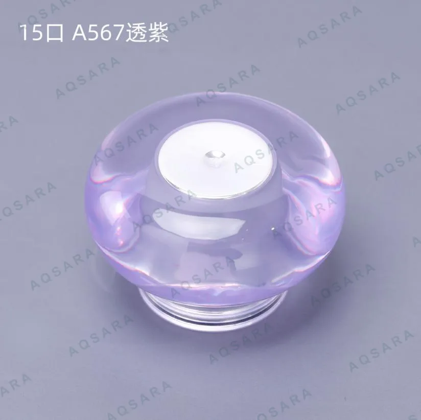 A567 clear purple + glossy silver