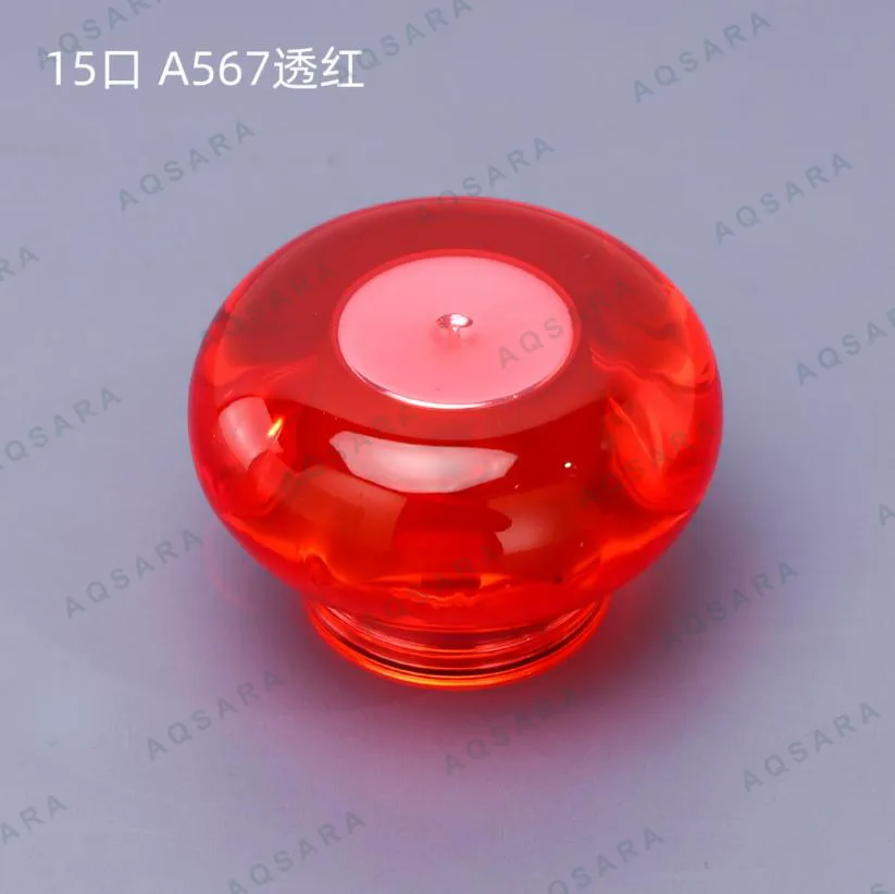 A567 clear red + glossy silver