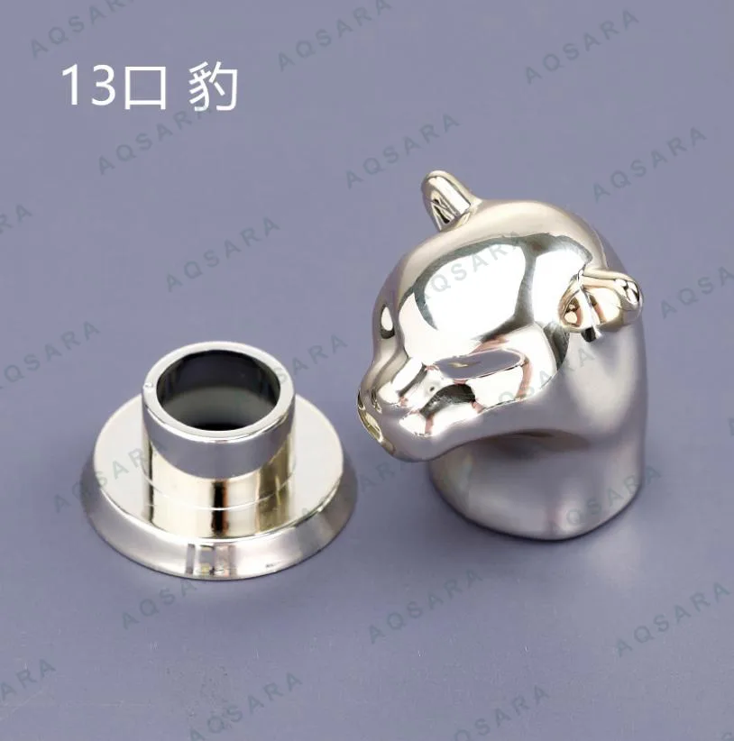 beast head cap - leopard