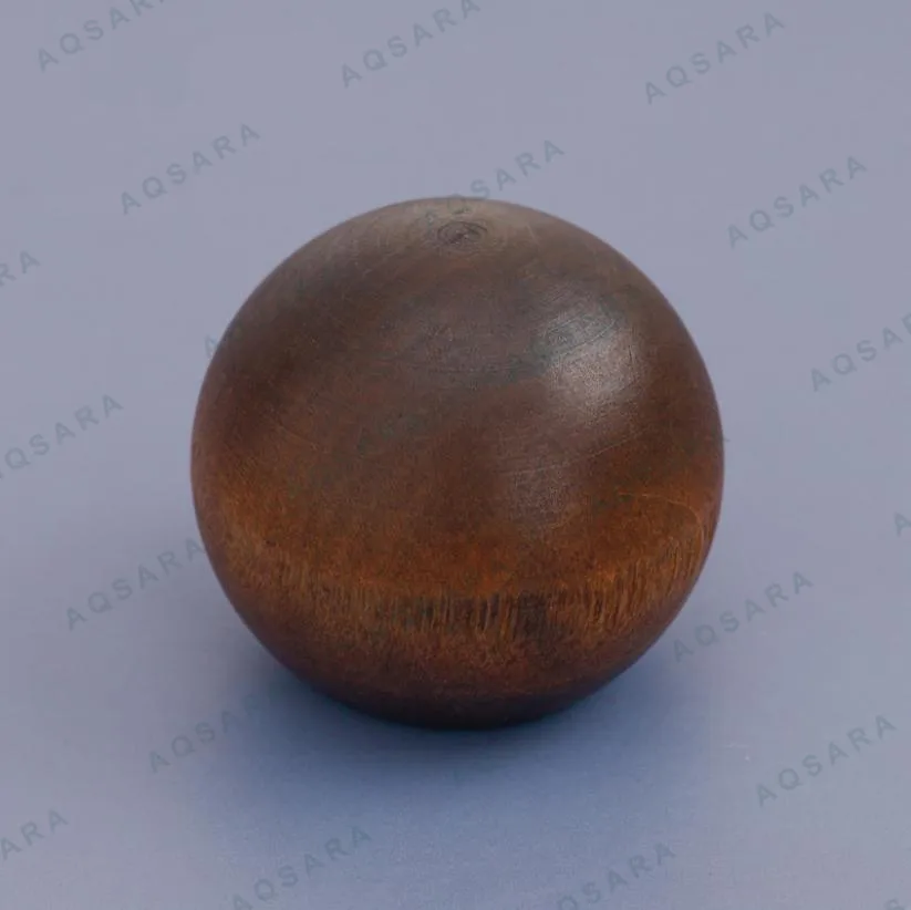 schima wood ball - dark coffee