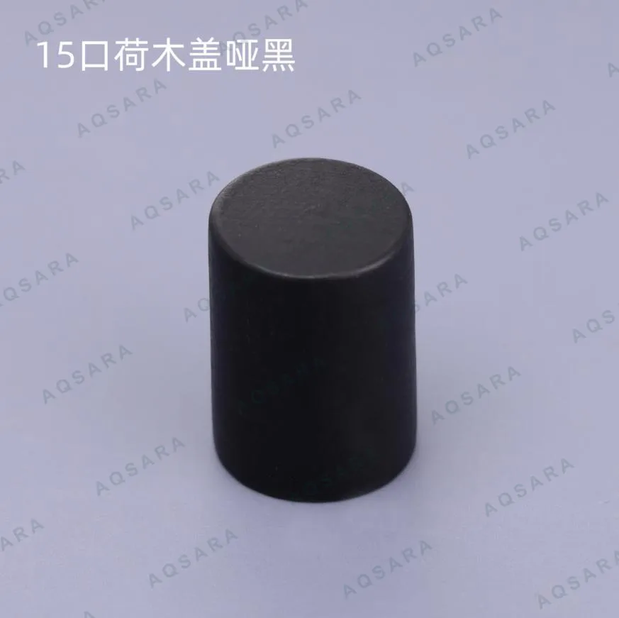 schima wood cap - matte black