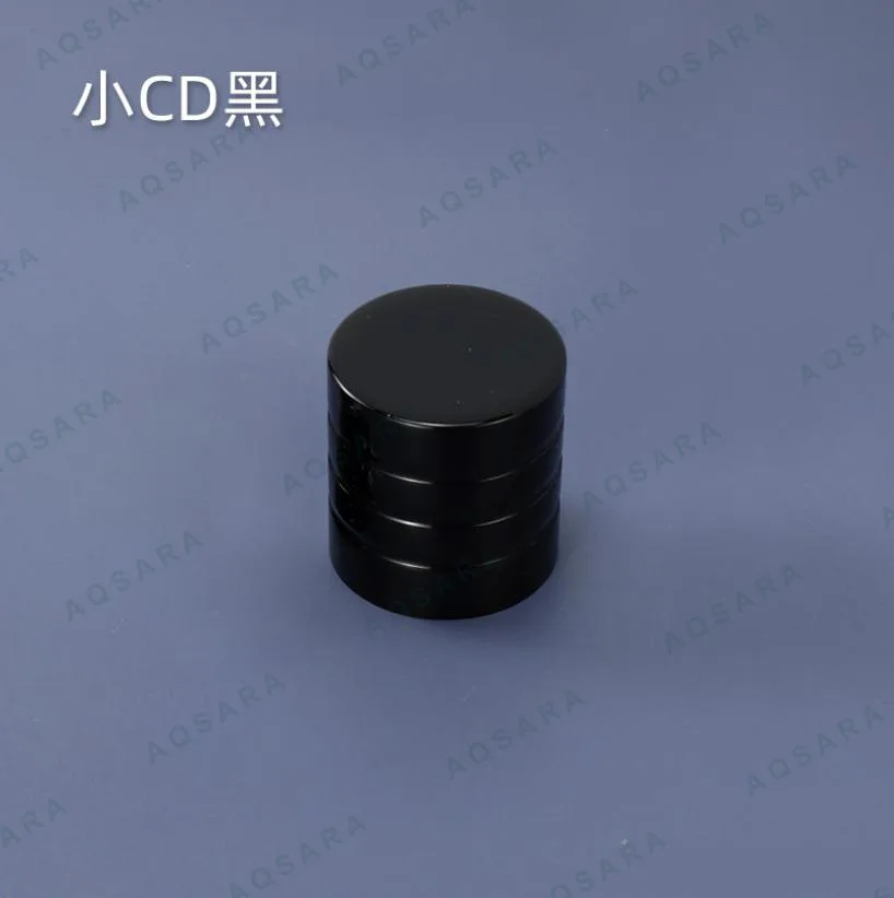 small CD cap - black