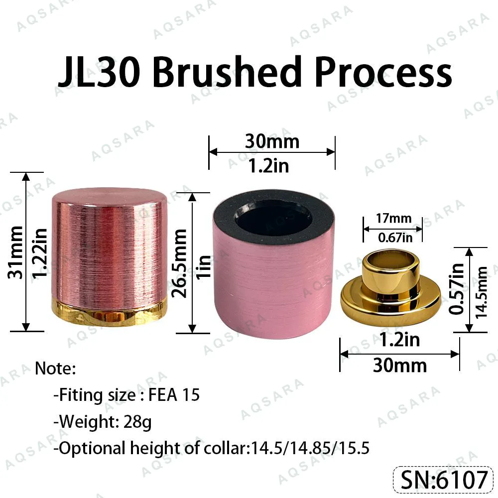 JL30 Magnetic Cap — Brushed process