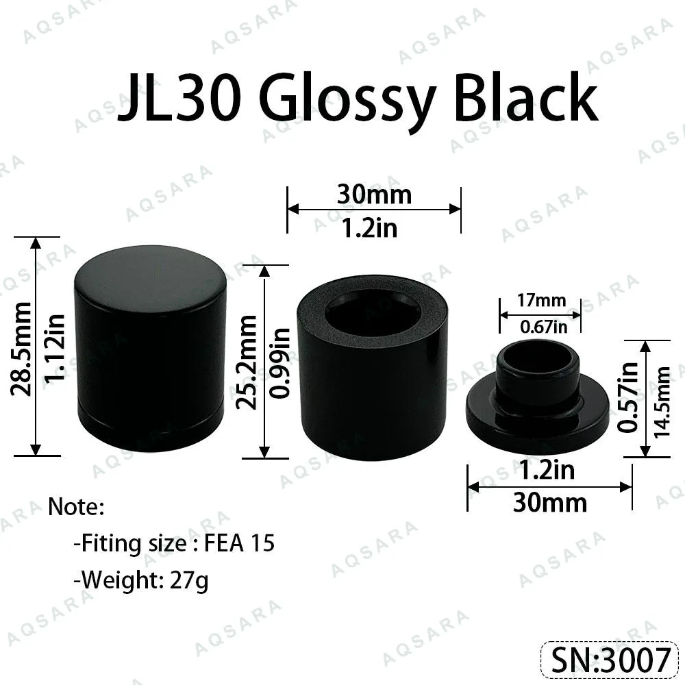 JL30 Magnetic Cap — Glossy Black