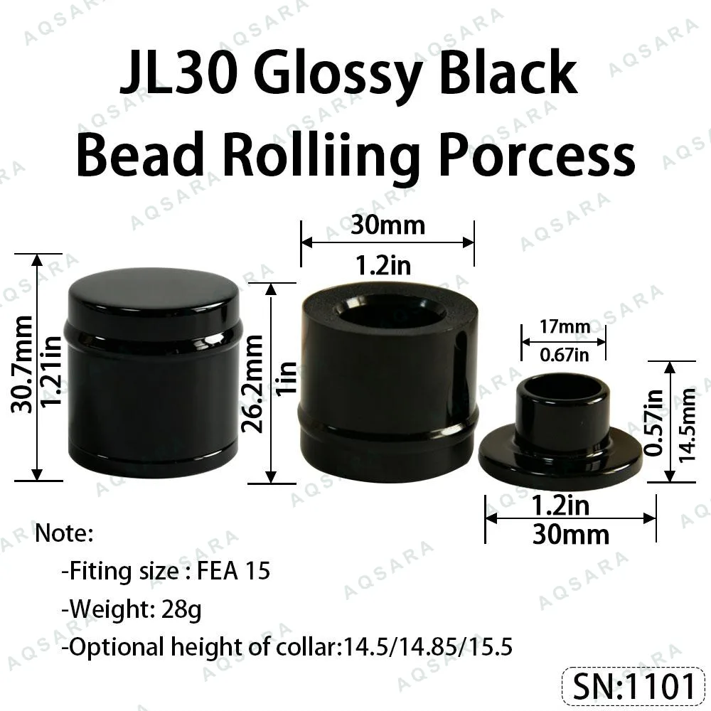 JL30 Magnetic Cap — Glossy Black