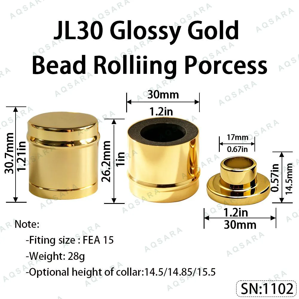 JL30 Magnetic Cap — Glossy Gold