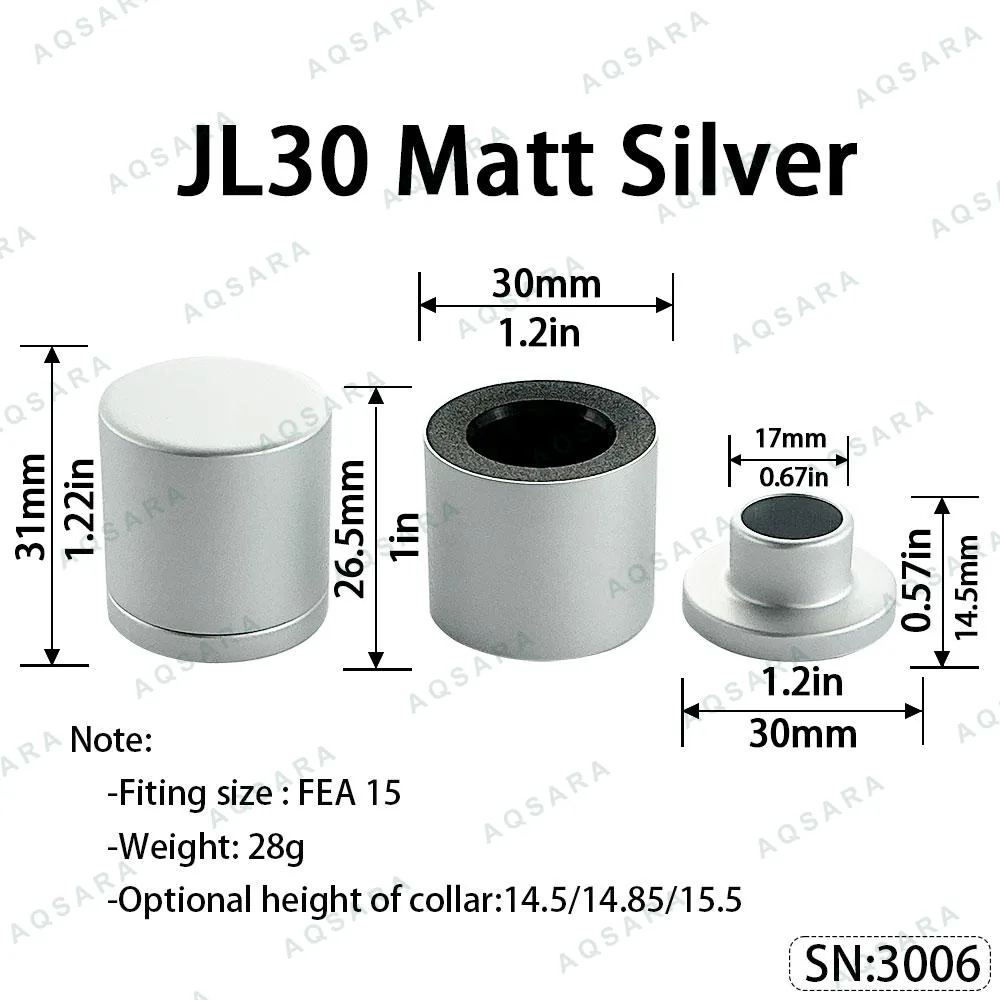 JL30 Magnetic Cap — Matt Silver