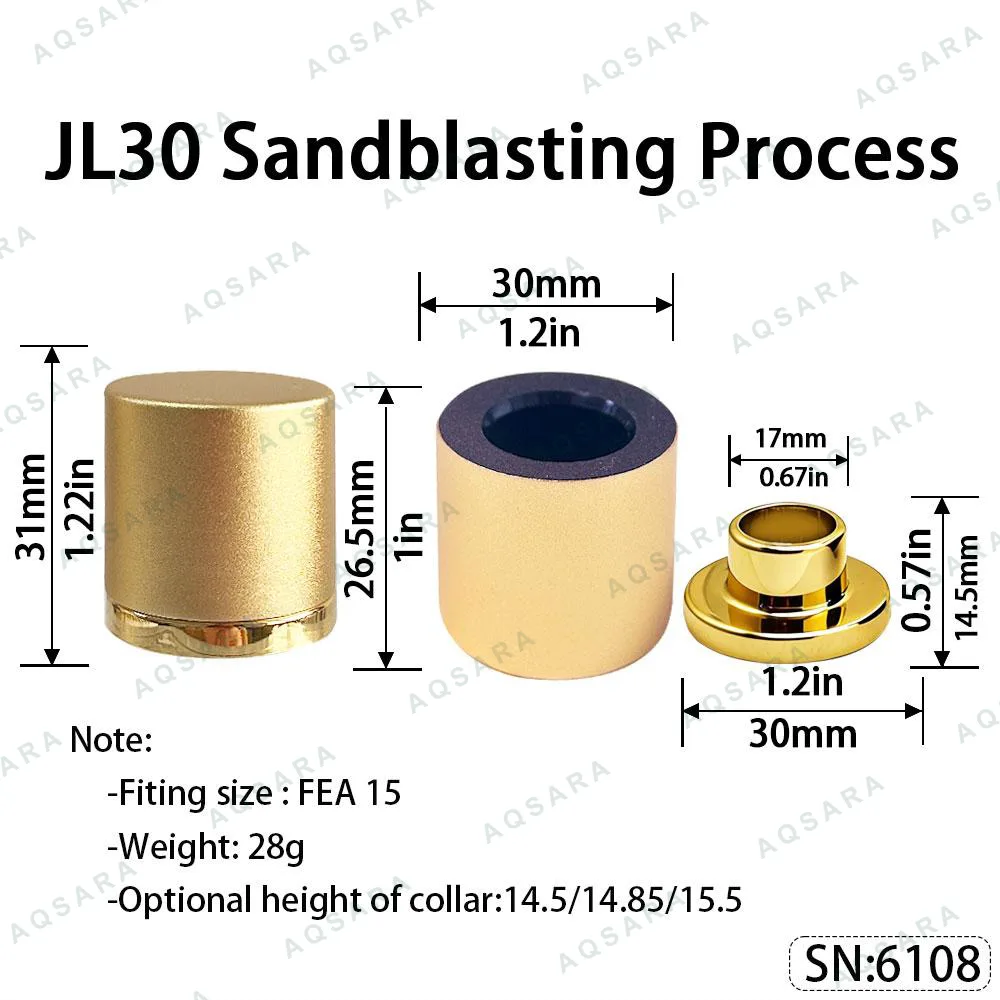JL30 Magnetic Cap — Sandblasting Process