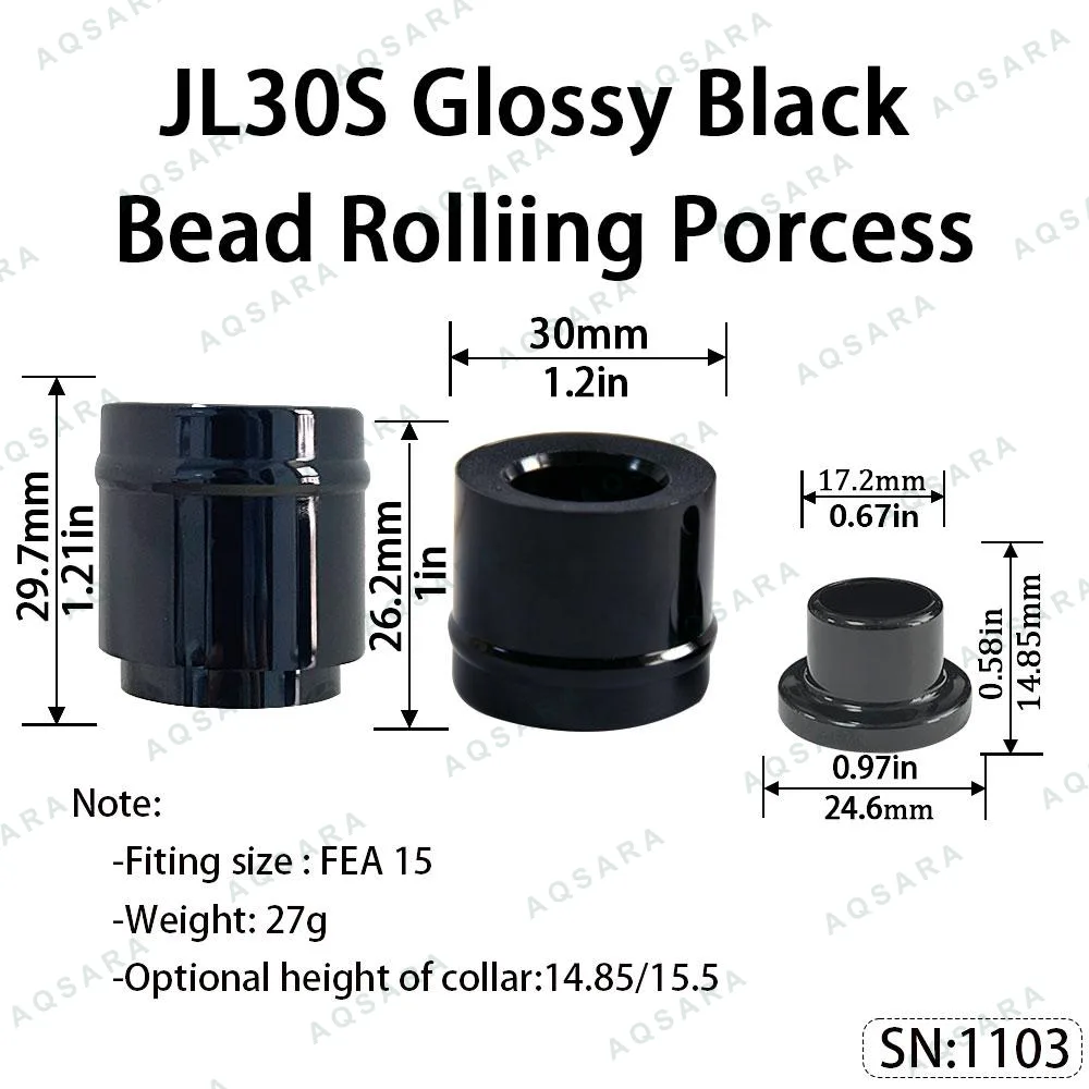JL30S Magnetic Cap — Glossy Black