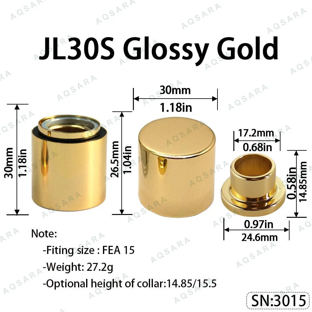 JL30S Magnetic Cap — Glossy Gold