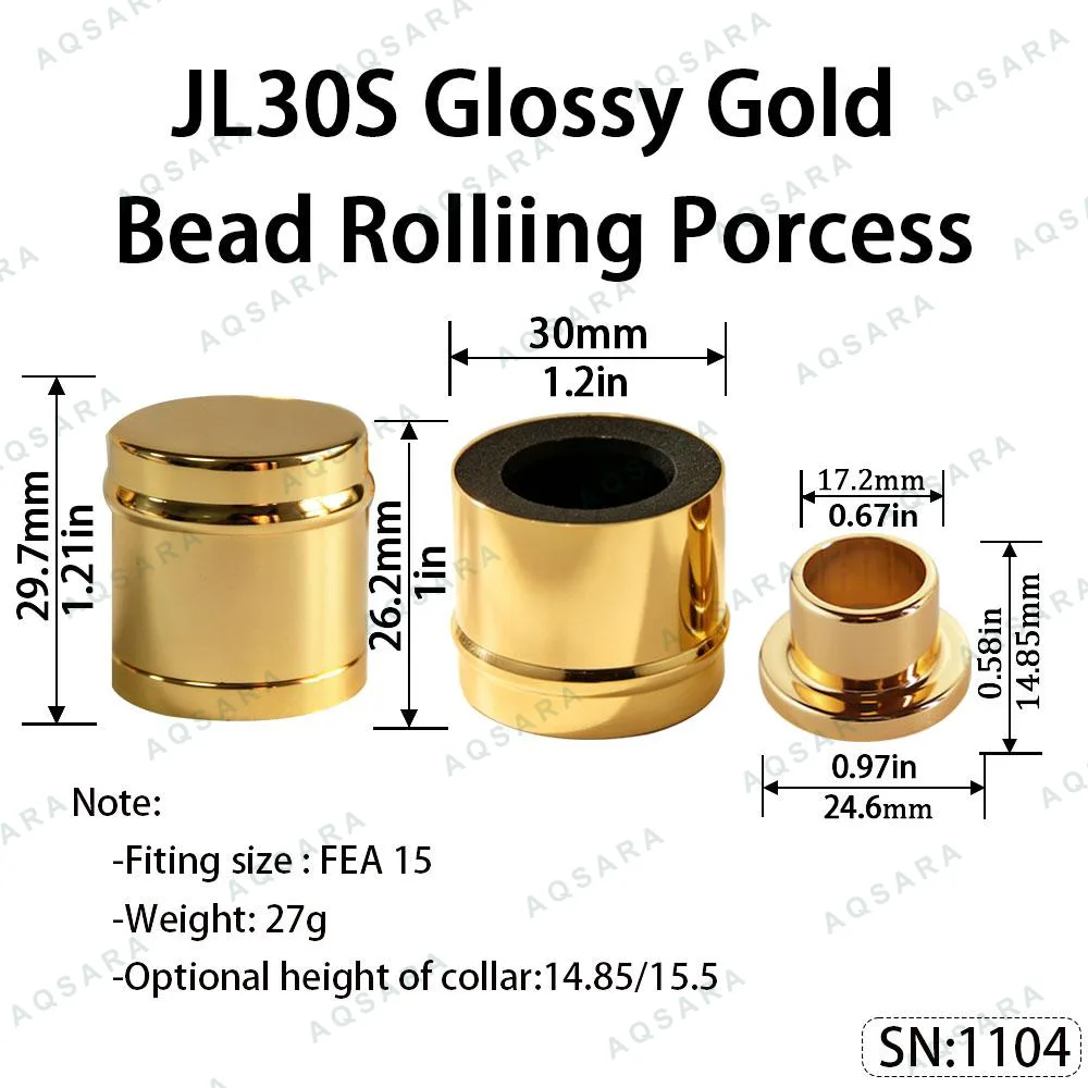 JL30S Magnetic Cap — Glossy Gold