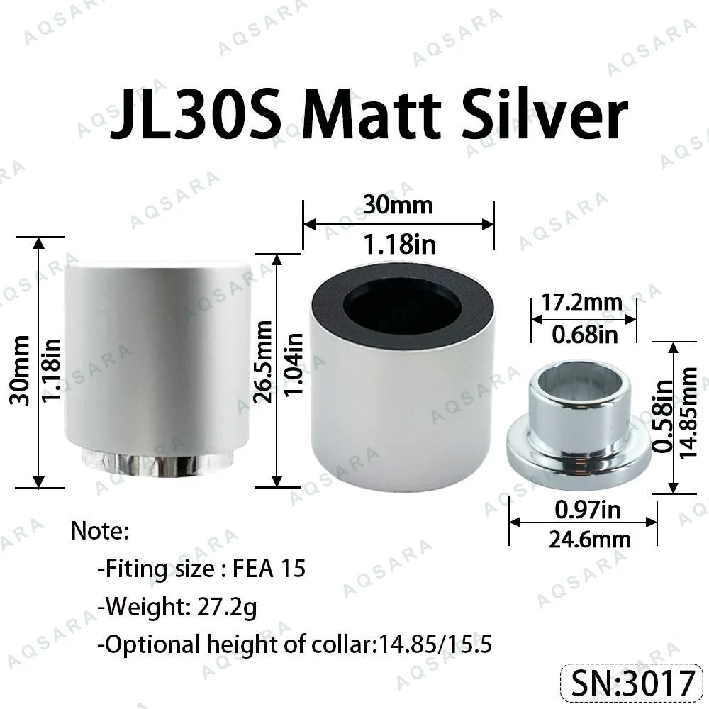 JL30S Magnetic Cap — Matt Silver