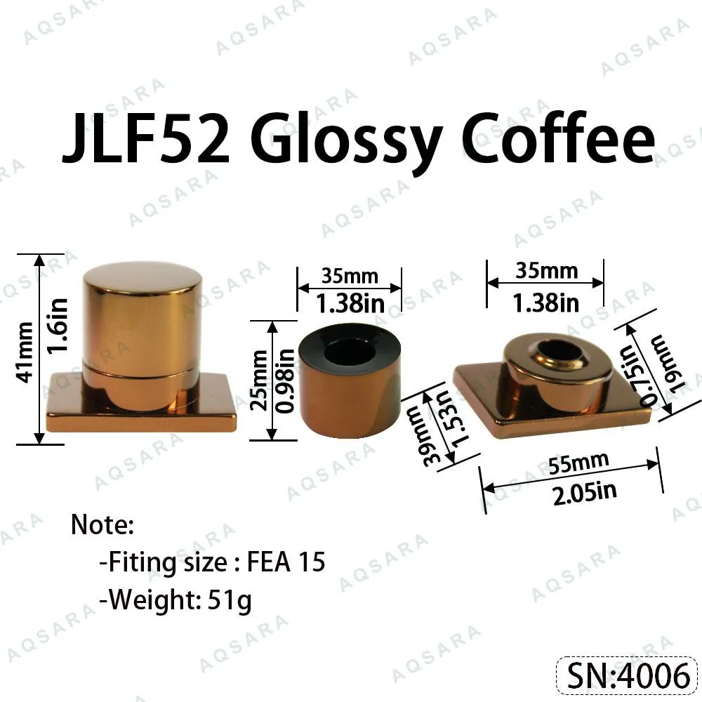 JLF52 Magnetic Cap — Glossy Coffee