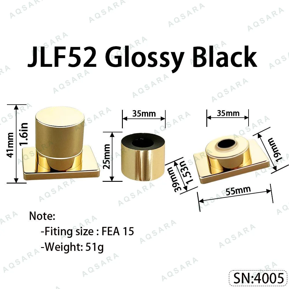 JLF52 Magnetic Cap — Glossy Gold