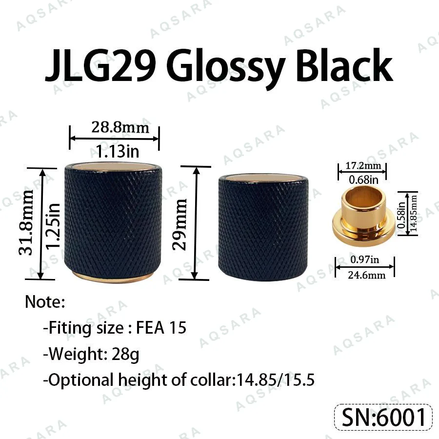 JLG29 Magnetic Cap — Glossy Black
