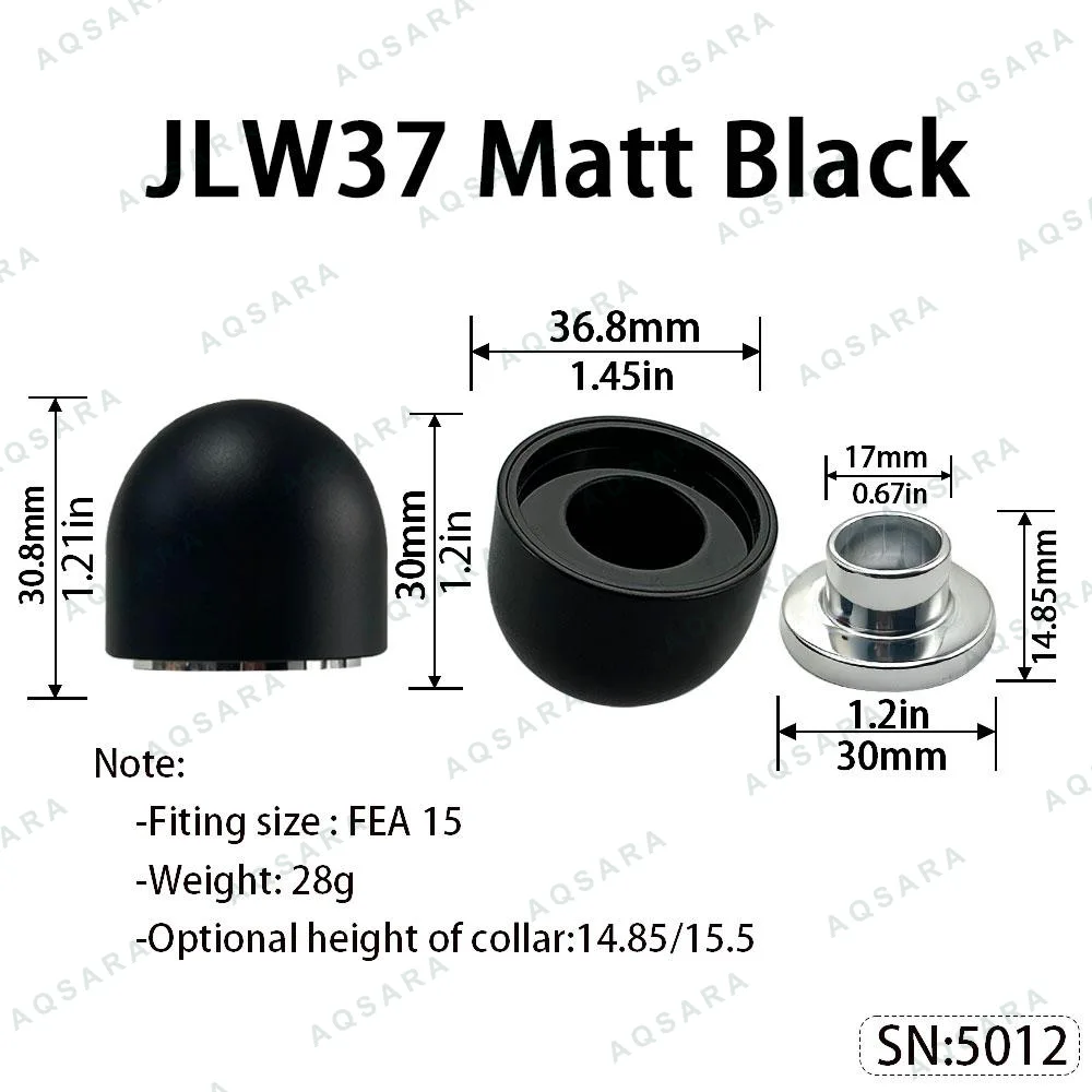 JLW37 Magnetic Cap — Matt Black