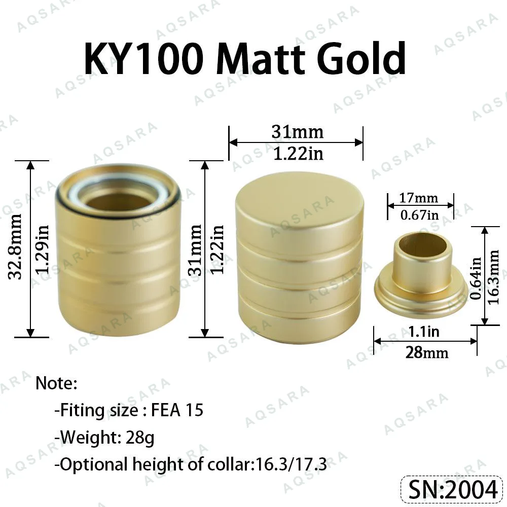 KY100 Magnetic Cap — Matt Gold