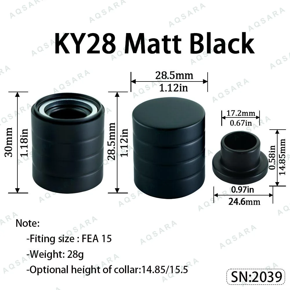 KY28 Magnetic Cap — Matt Black