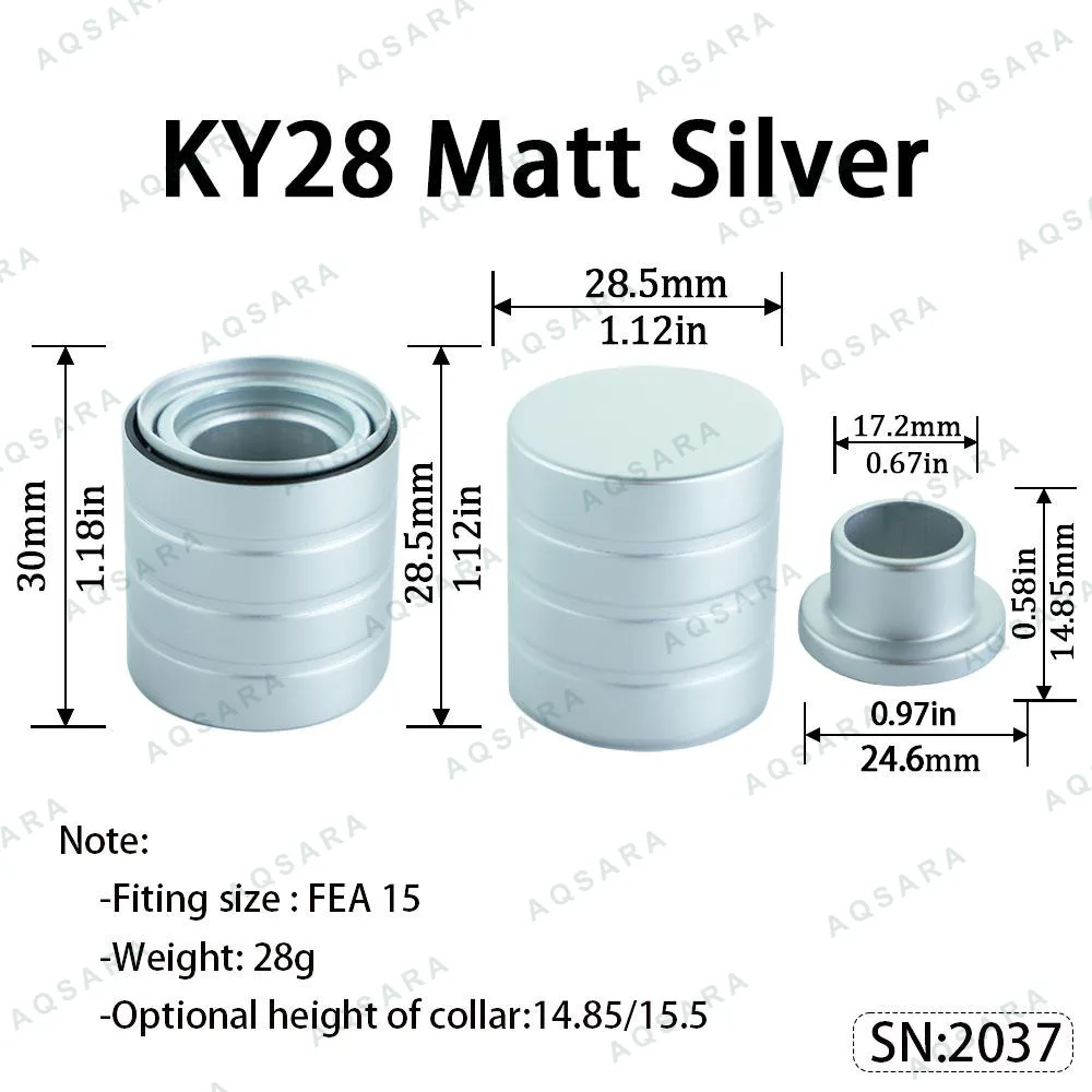 KY28 Magnetic Cap — Matt Silver