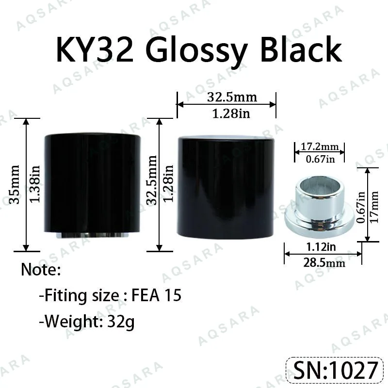 KY32 Magnetic Cap — Glossy Black