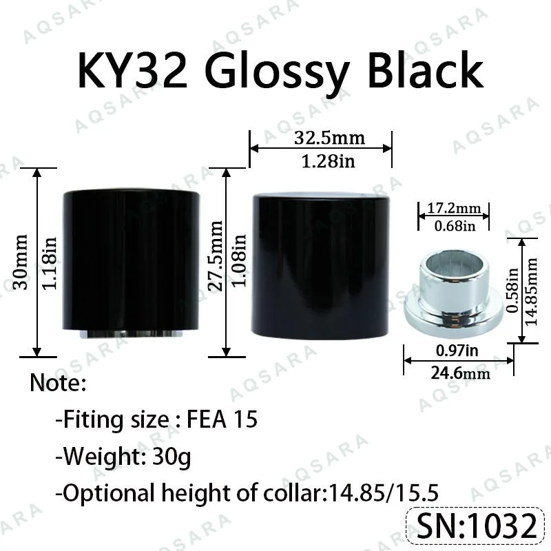 KY32 Magnetic Cap — Glossy Black