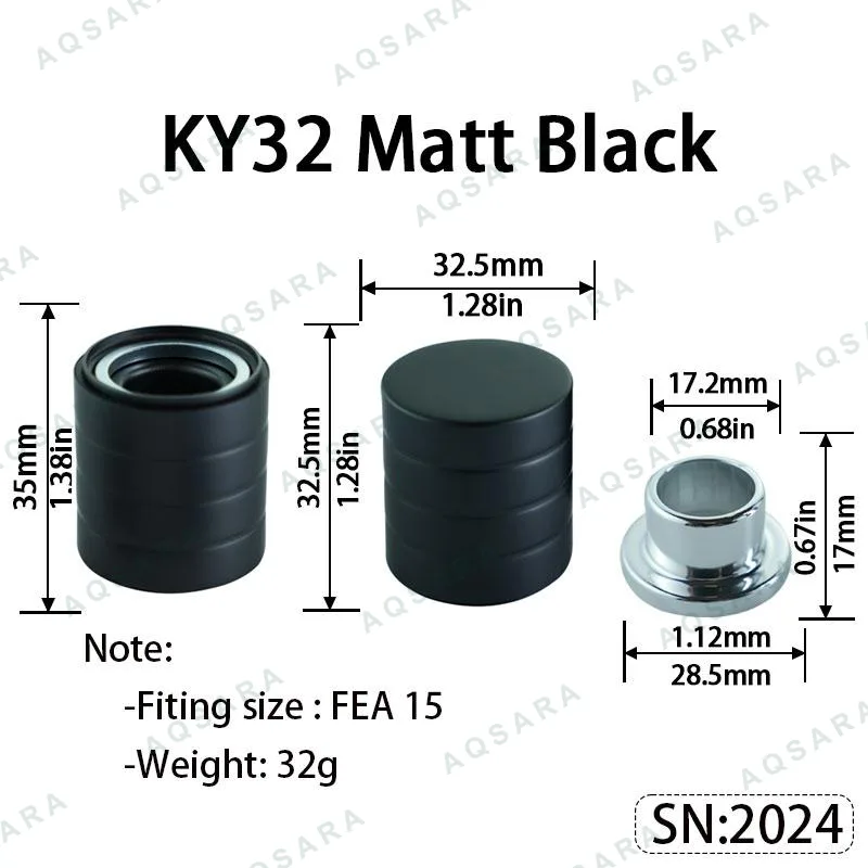 KY32 Magnetic Cap — Matt Black