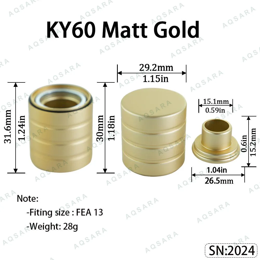 KY60 Magnetic Cap — Matt Black