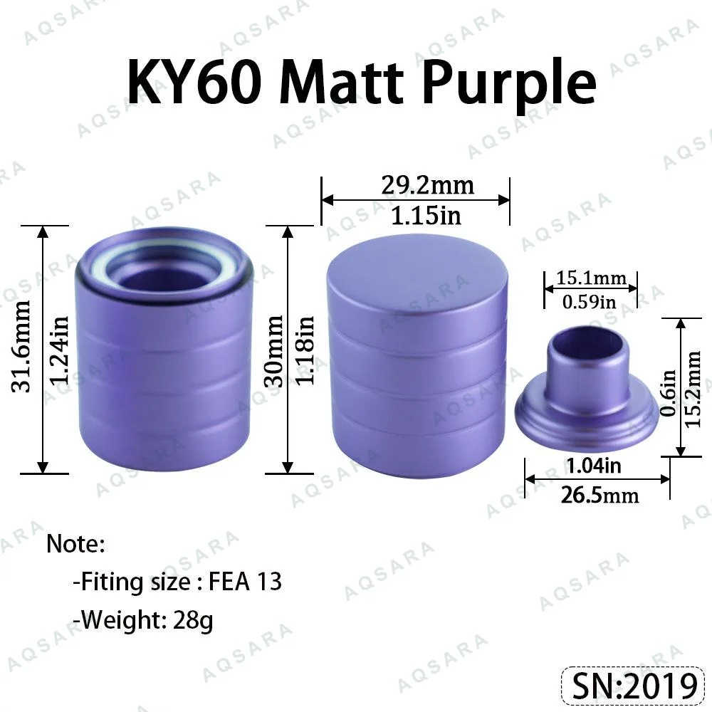 KY60 Magnetic Cap — Matt Purple