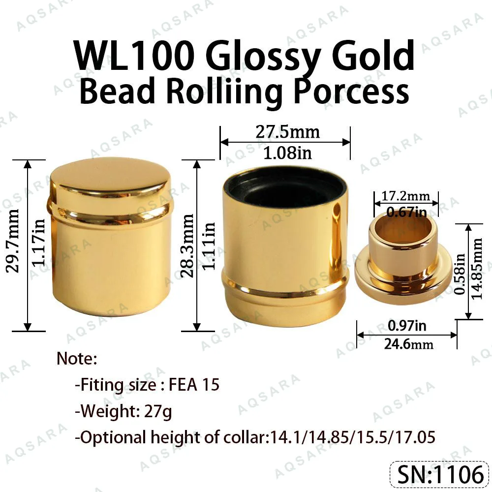 WL100 Magnetic Cap — Glossy Gold