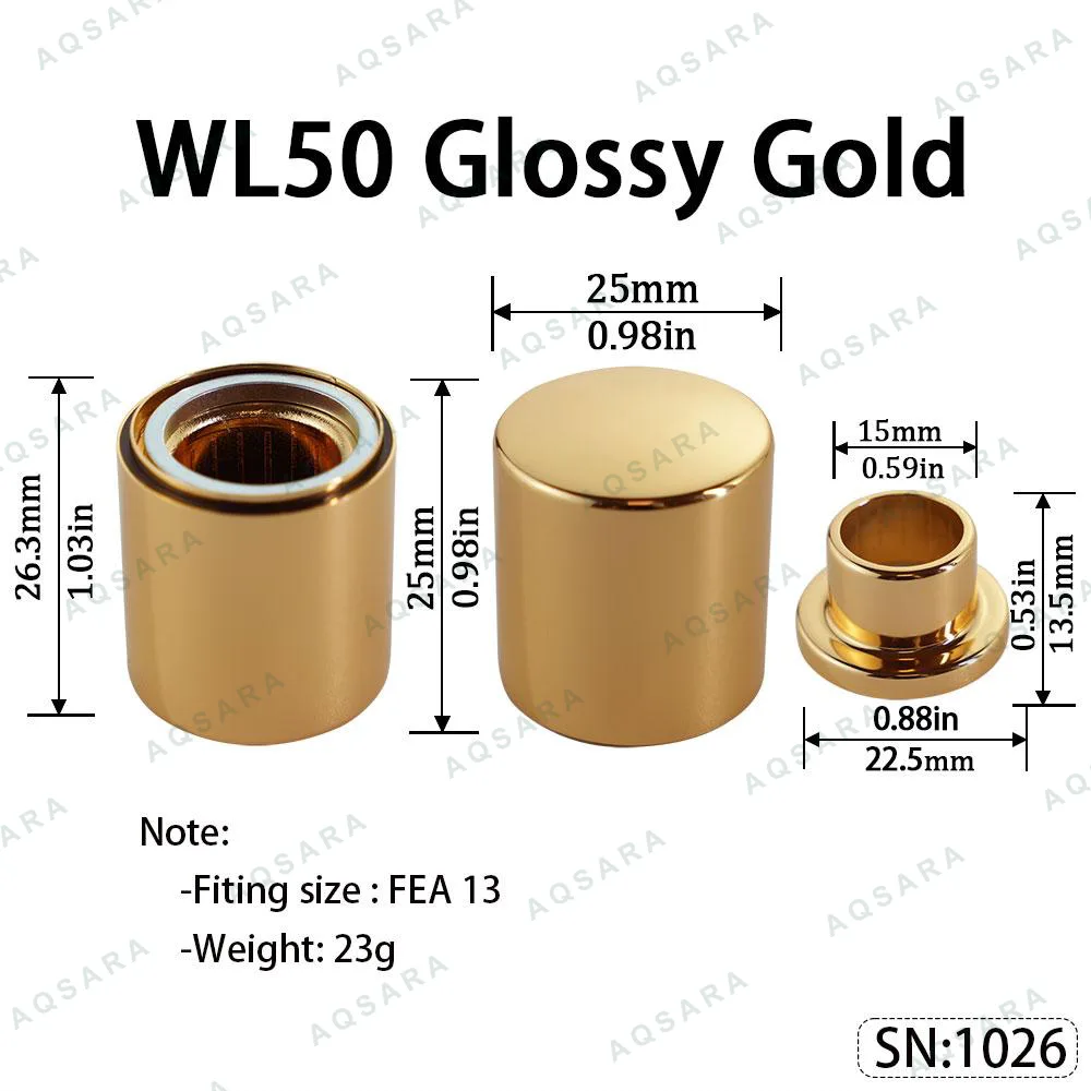 WL50 Magnetic Cap — Glossy Gold