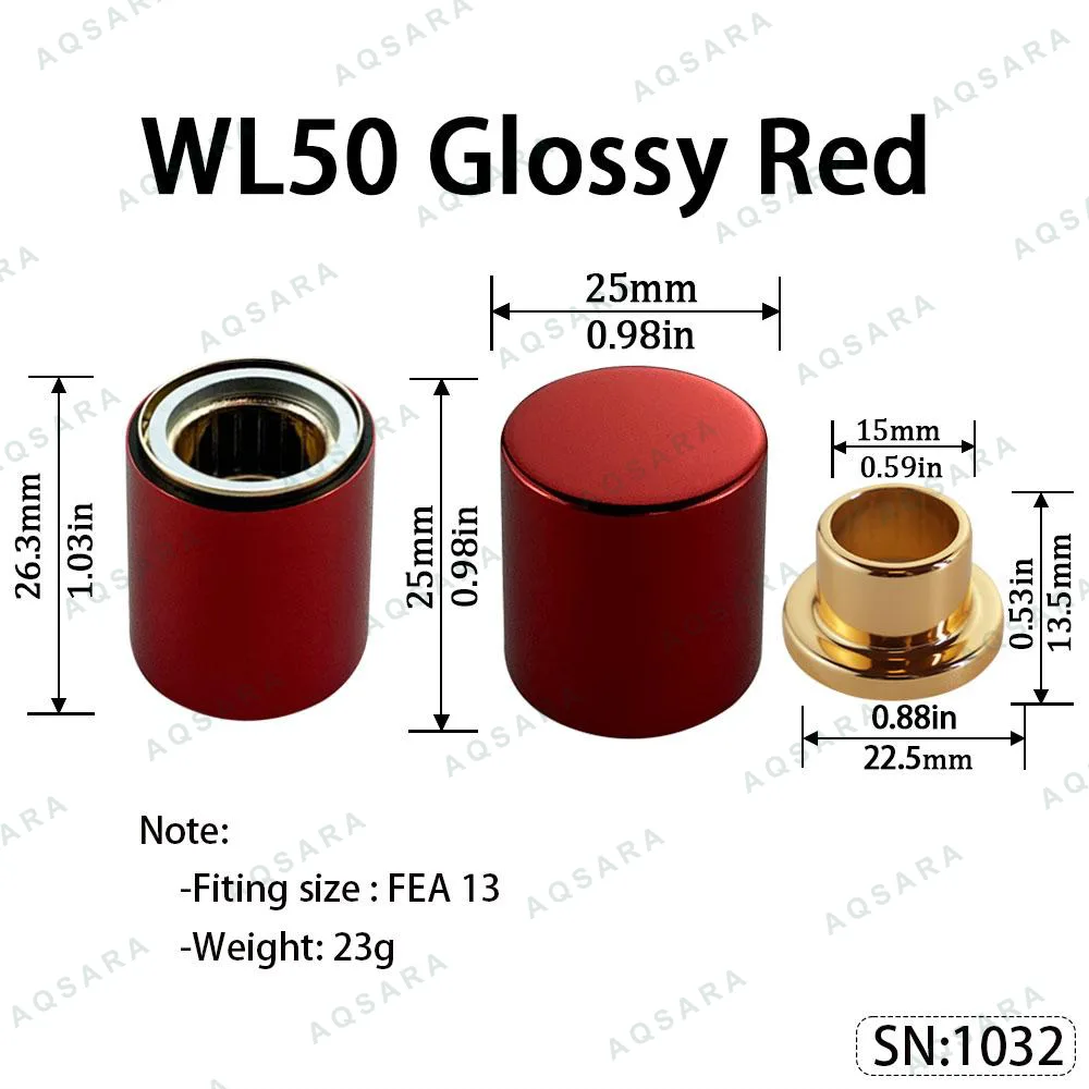 WL50 Magnetic Cap — Glossy Red