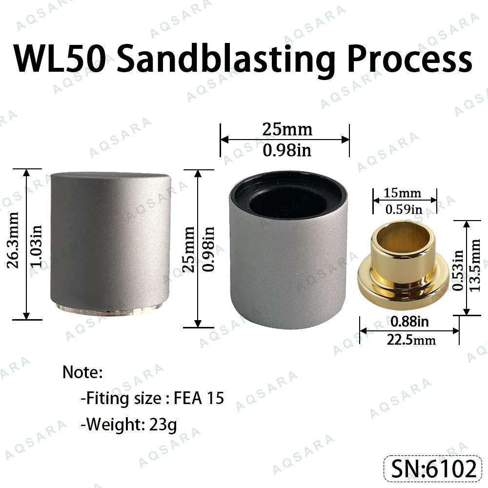 WL50 Magnetic Cap — Sandblasting Process 1