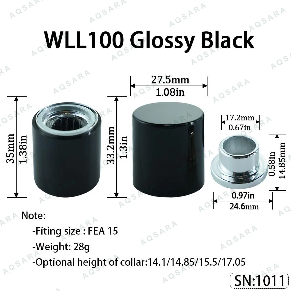 WLL100 Magnetic Cap — Glossy Black