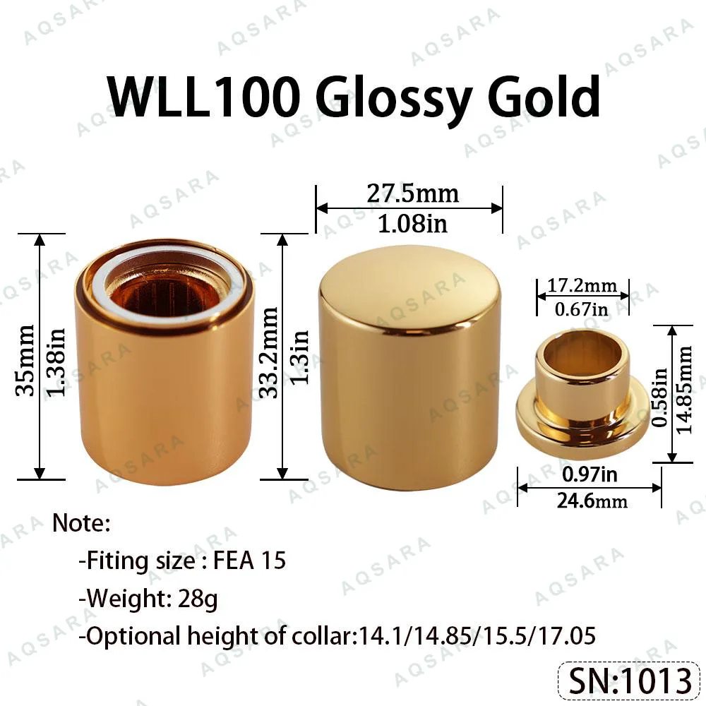 WLL100 Magnetic Cap — Glossy Gold