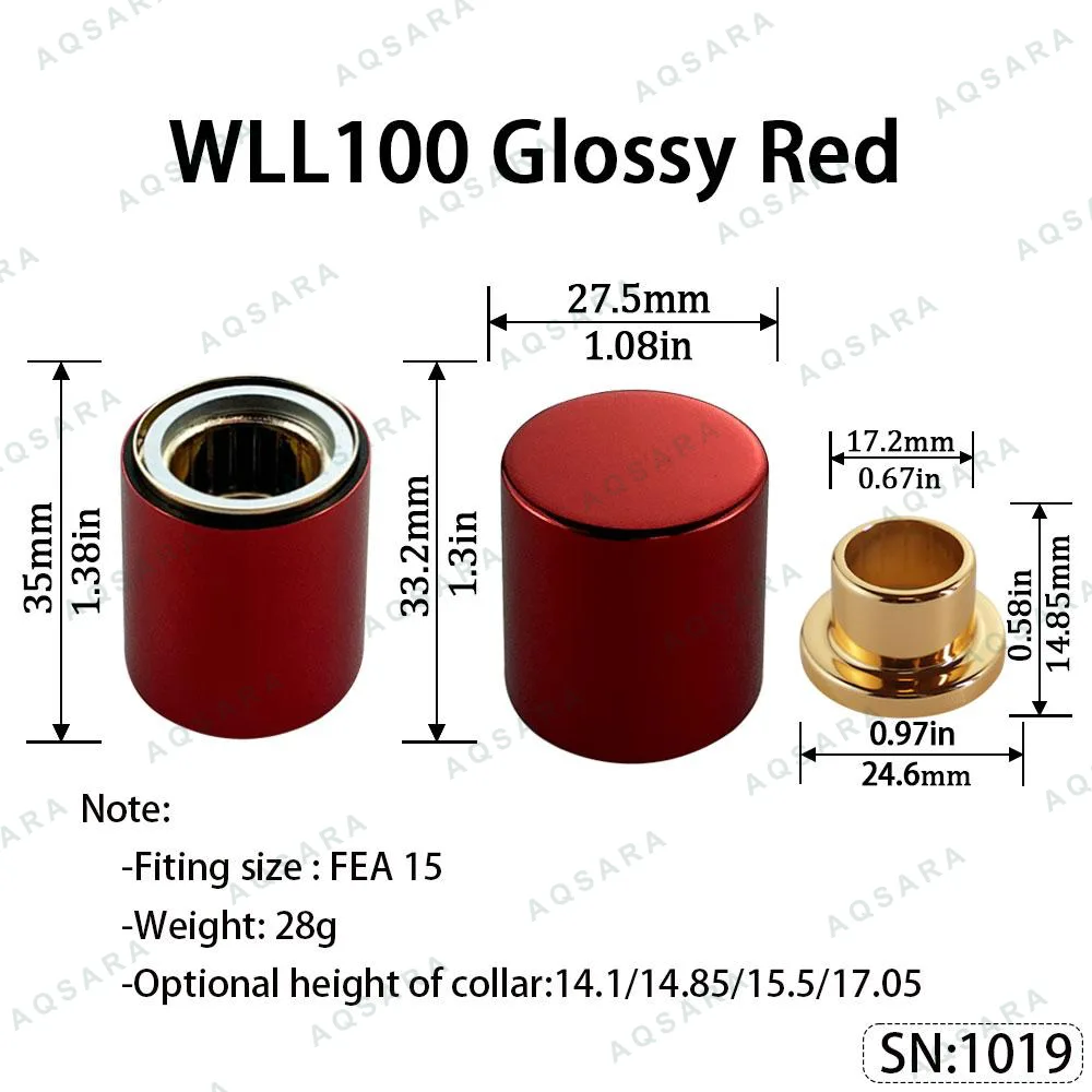 WLL100 Magnetic Cap — Glossy Red