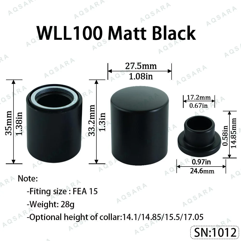 WLL100 Magnetic Cap — Matt Black