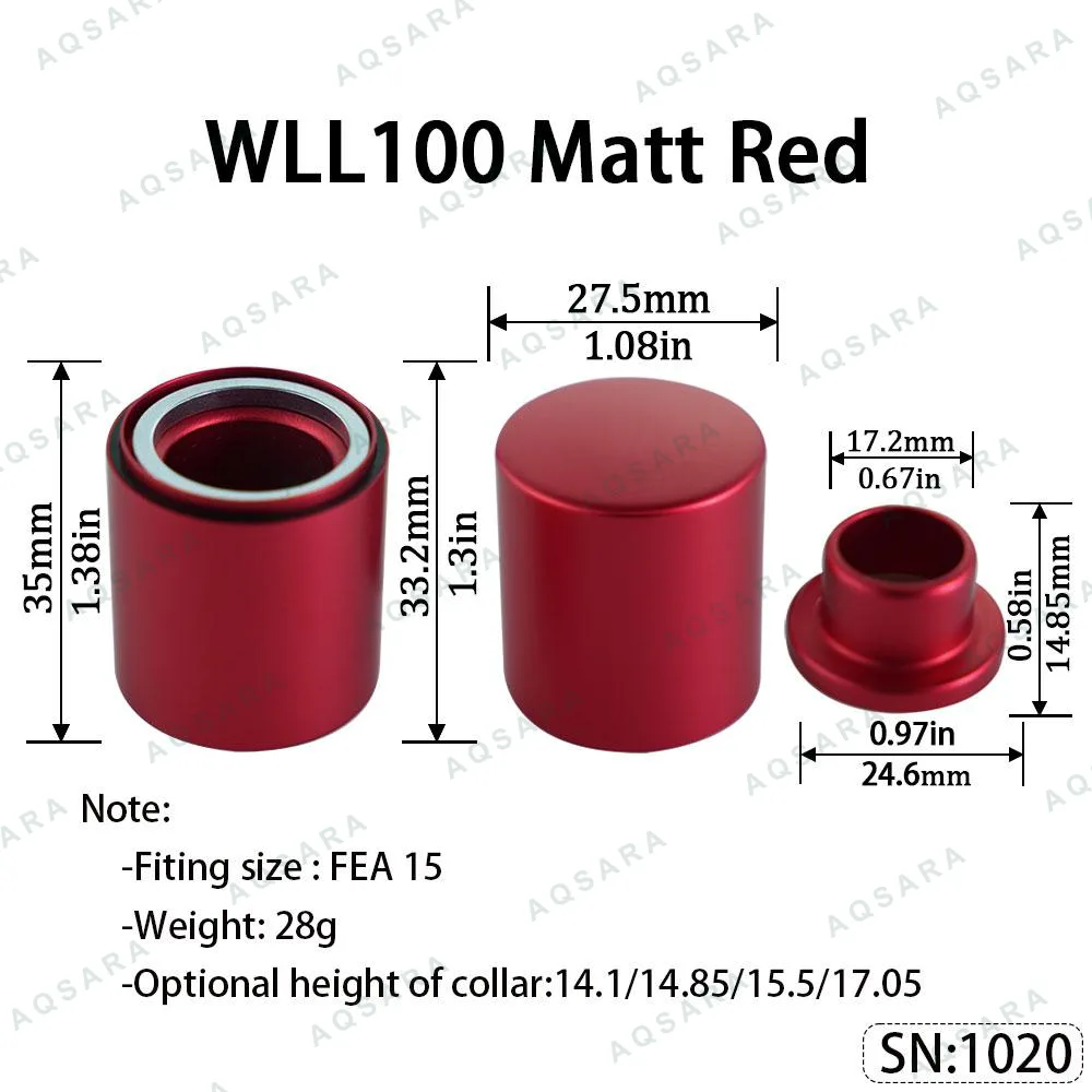 WLL100 Magnetic Cap — Matt Red