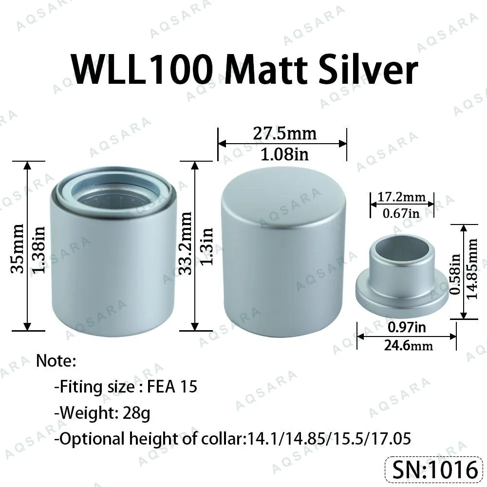 WLL100 Magnetic Cap — Matt Silver