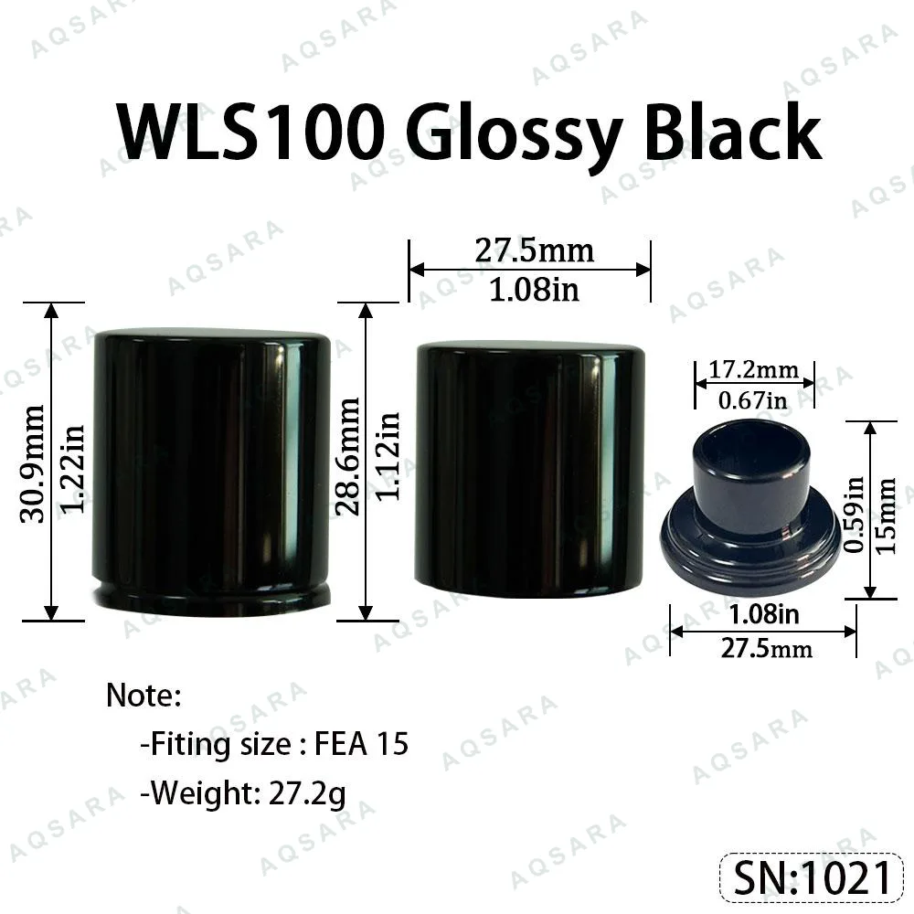 WLS100 Magnetic Cap — Glossy Black