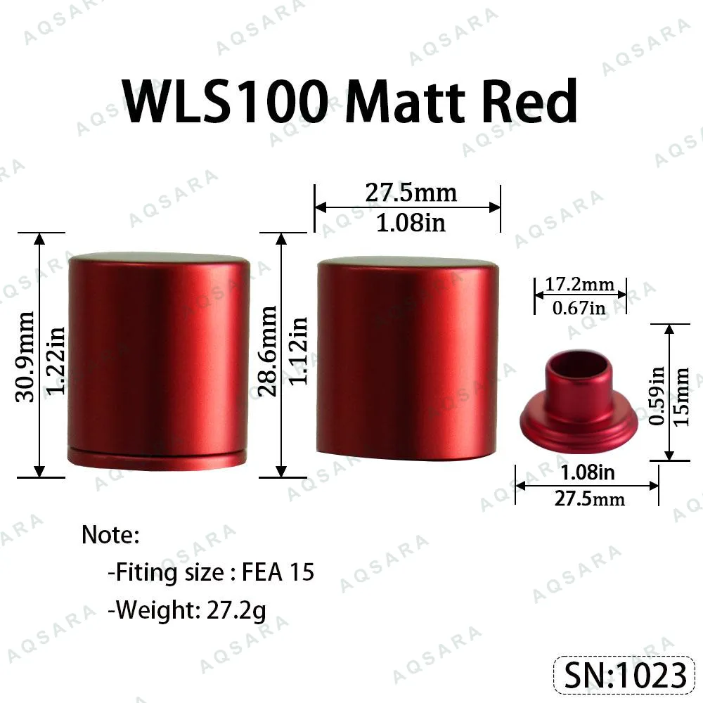 WLS100 Magnetic Cap — Matt Red