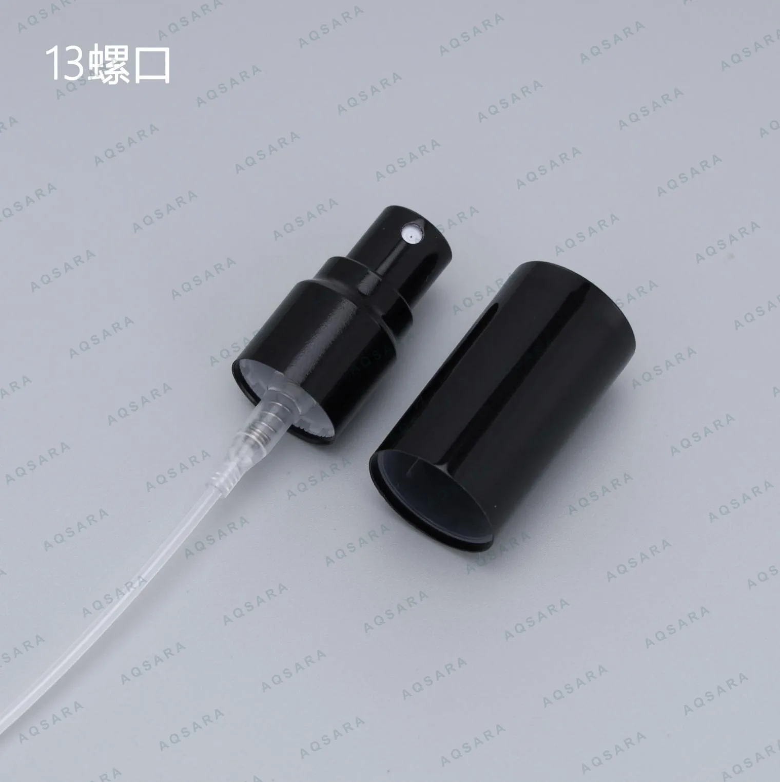 13 port black electrolytic screw thread sprayer + outer cap