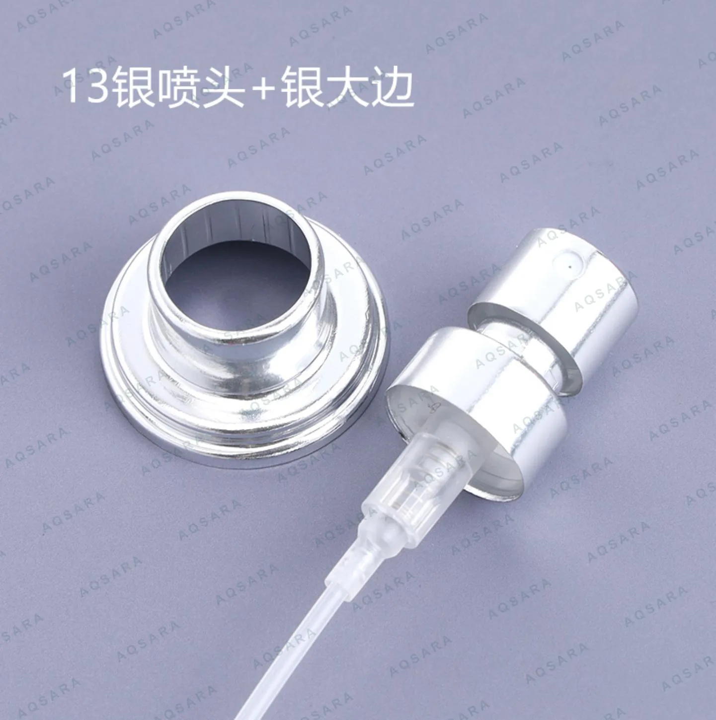 13 silver anodized aluminum sprayer + electrolytic large rim