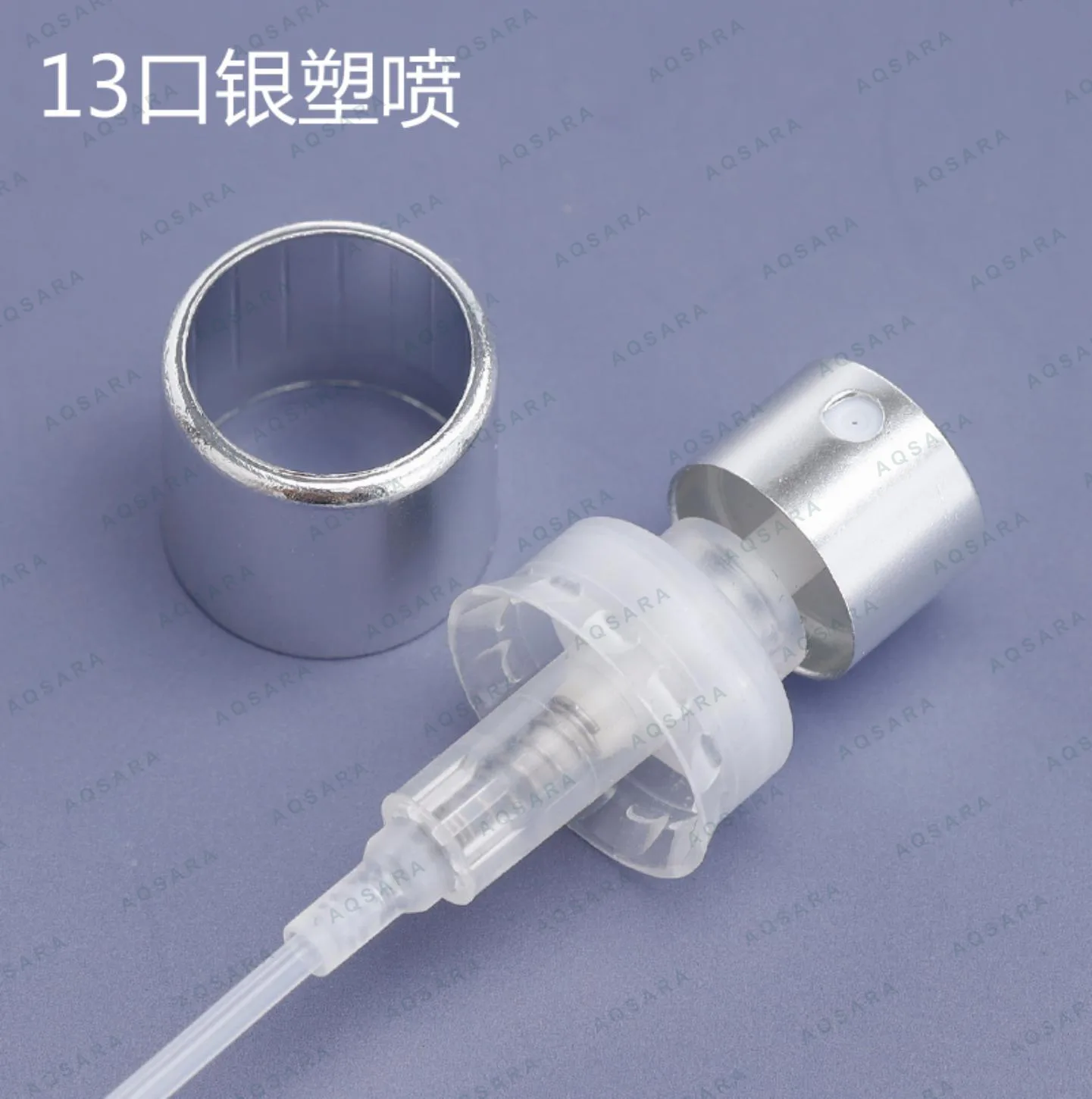 13 silver plastic bayonet sprayer + inner collar