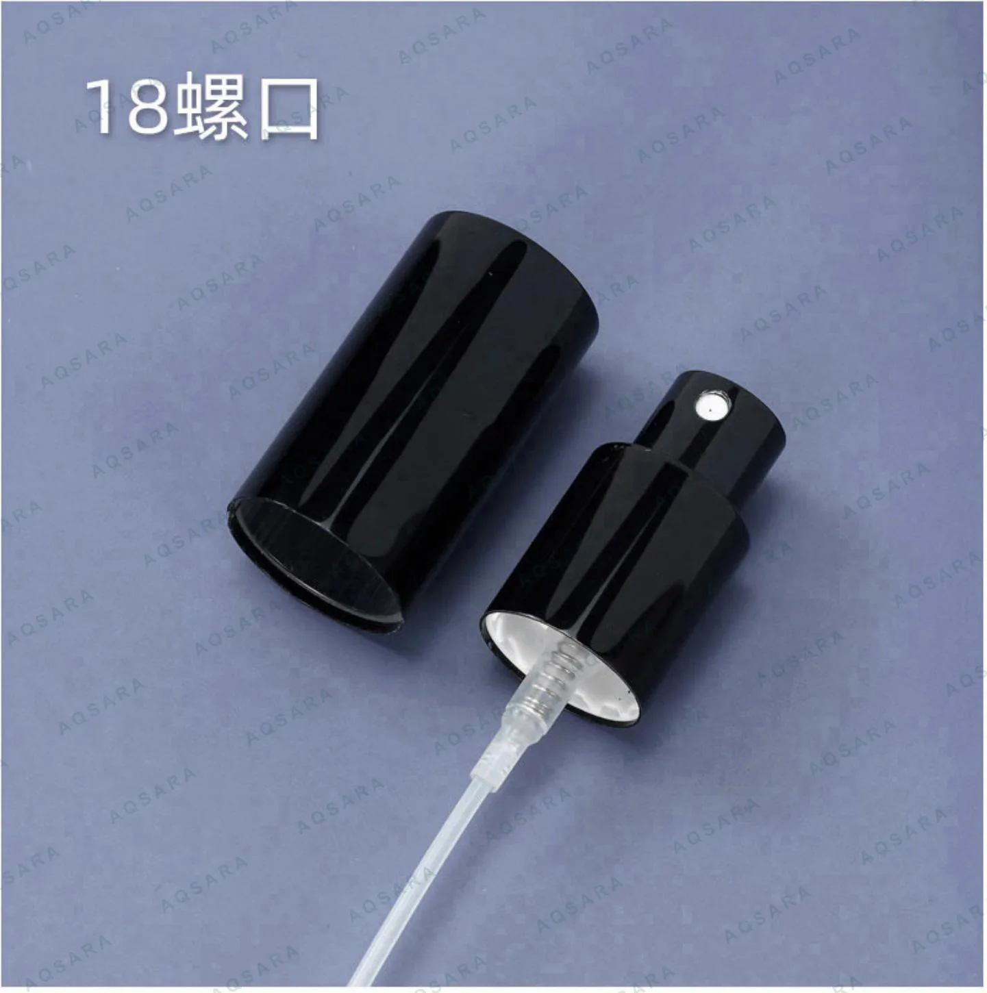 18 black electrolytic screw thread sprayer + outer cap