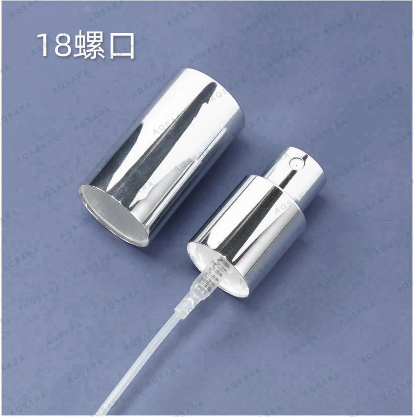 18 silver electrolytic screw thread sprayer + outer cap